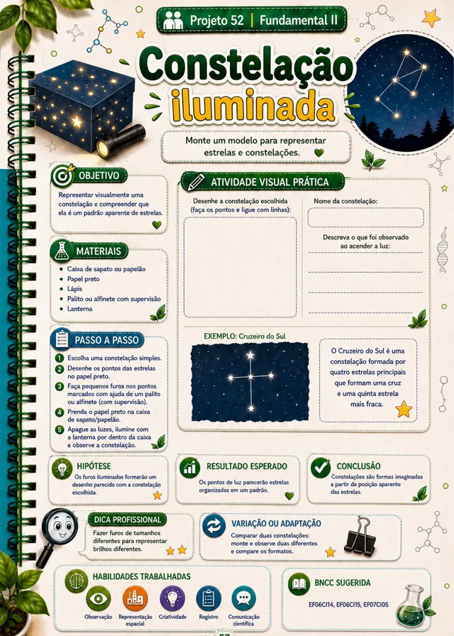 Projeto Constelação iluminada